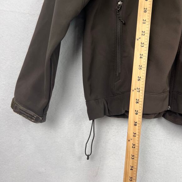 EUC The North Face TNF Apex Bionic Jacket Men XL Brown Full Zip Fleece Line Coat - Picture 11 of 11